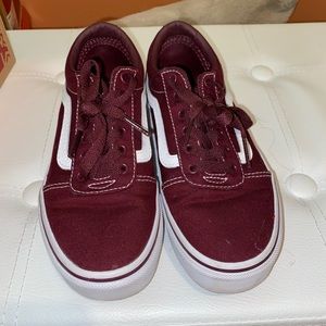 Burgundy Van Sneakers Kids